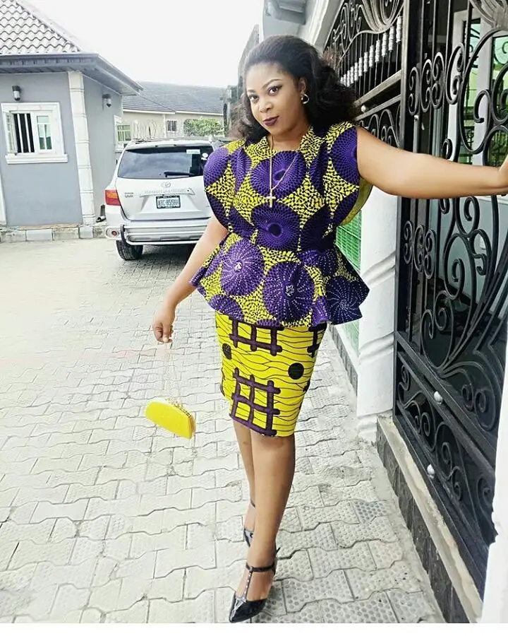 Ankara Skirt and Blouse Styles 2017 for Ladies