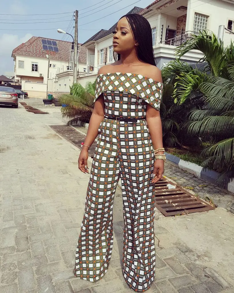 Jumpsuit Styles with Ankara Material 