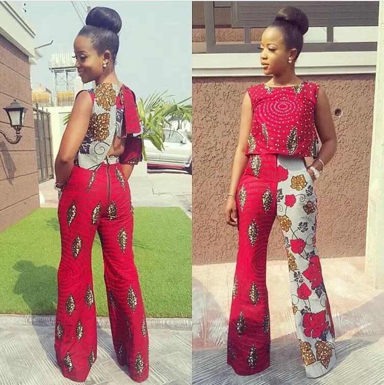 Jumpsuit Styles with Ankara Material 