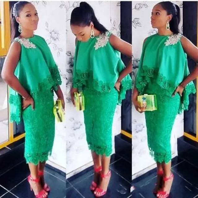 nigerian lace short gown styles 6