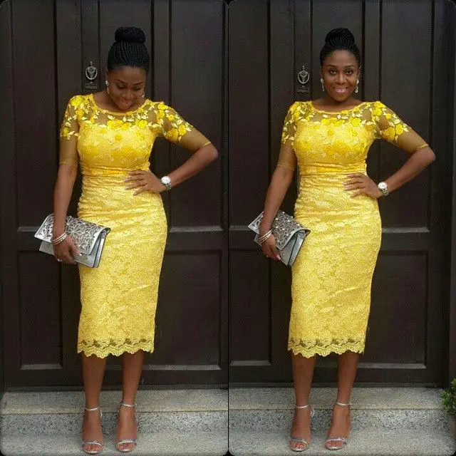 nigerian lace short gown styles 8