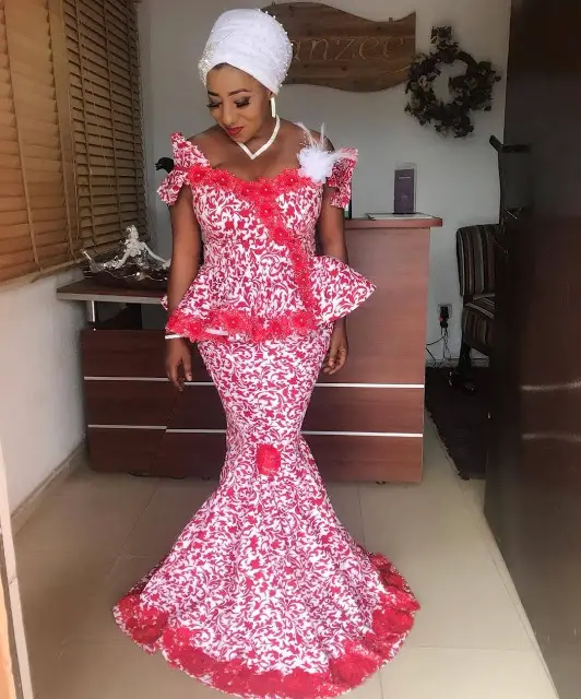 latest aso ebi styles lace inspired 6