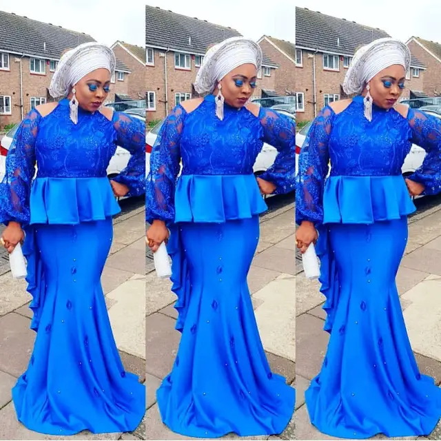 latest aso ebi styles lace inspired 8