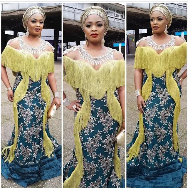 latest aso ebi styles lace inspired 2