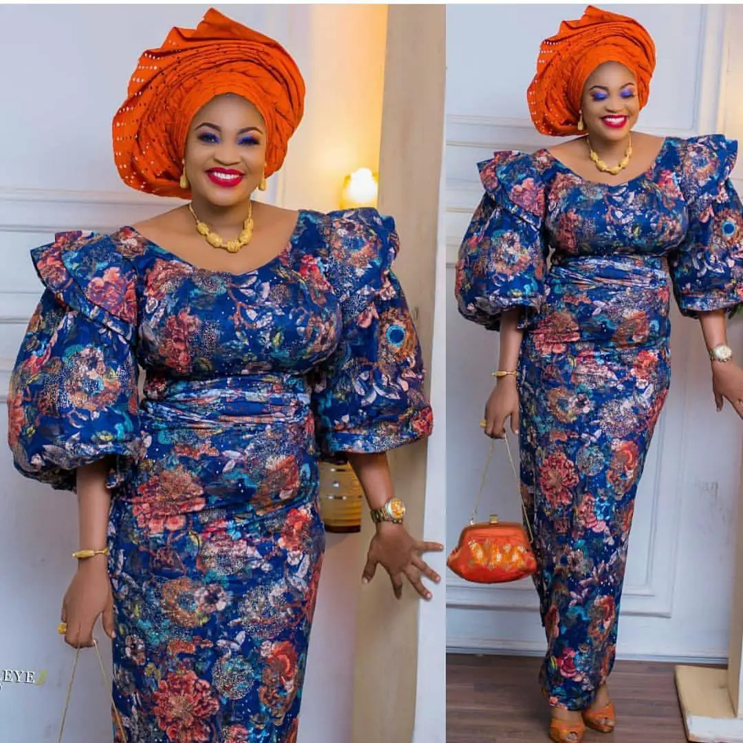 Latest African Aso Ebi Styles : 2019 Hot Styles for Wedding Guests