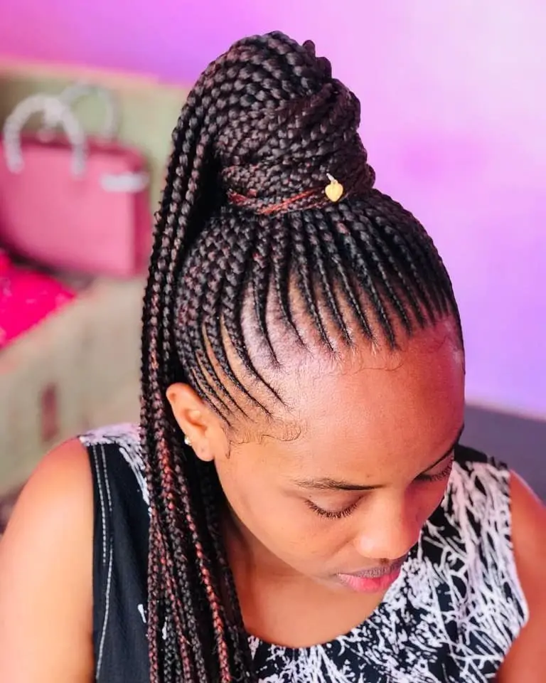 Cute Braided Ponytail Hairstyles for Black Hair That are Absolutely Cool