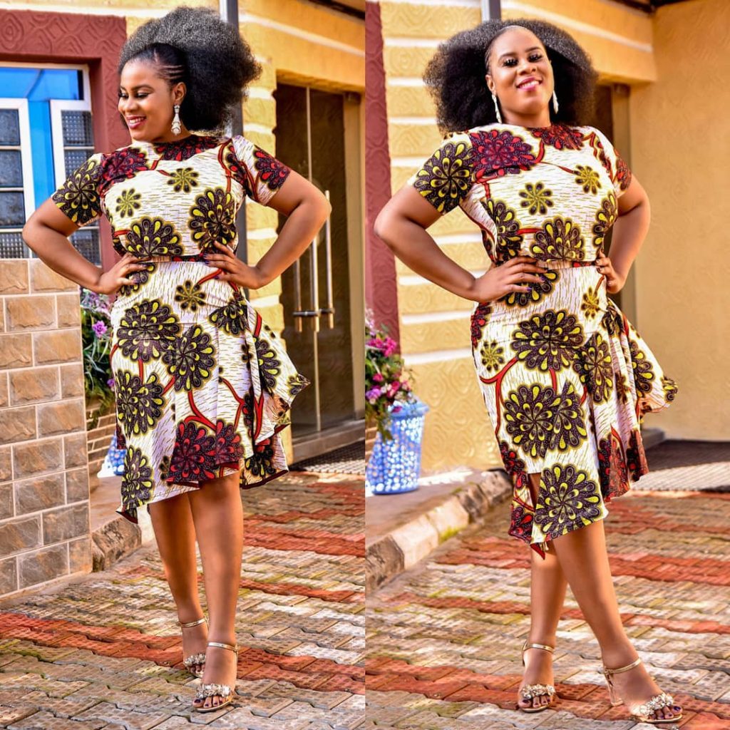 short ankara gown styles for ladies