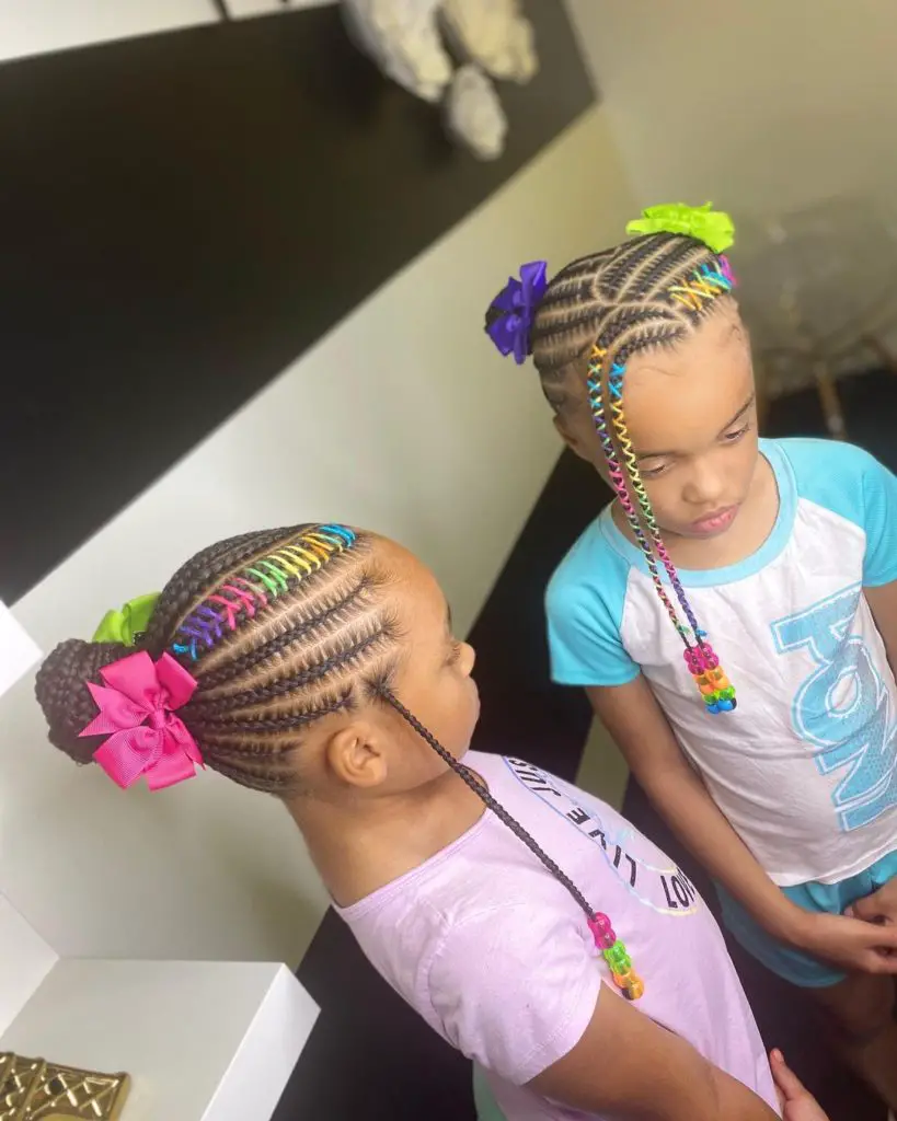 Latest Black Braided Hairstyles For Kids 2023