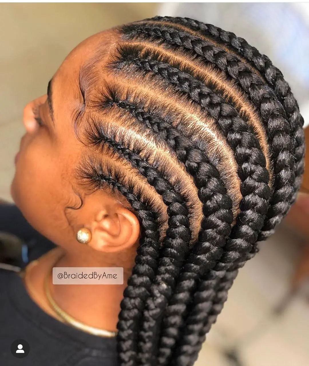 Latest Ghana Braid Hairstyles 2023 8