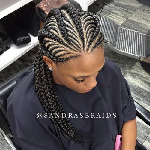 Latest Ghana Braid Hairstyles 2023 10