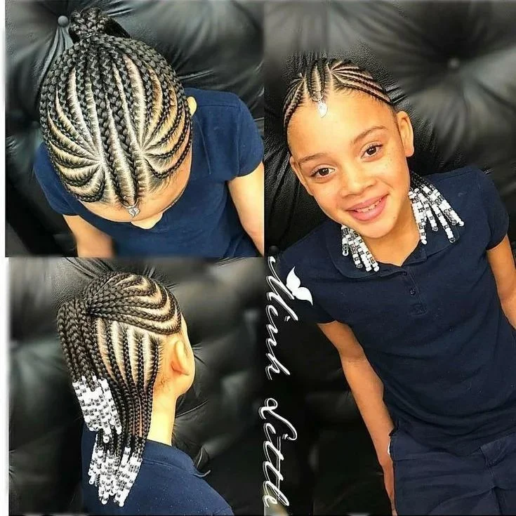 latest black braided hairstyles for kids 2024 – Maboplus